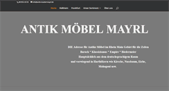 Desktop Screenshot of antik-moebel-mayrl.de