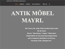 Tablet Screenshot of antik-moebel-mayrl.de